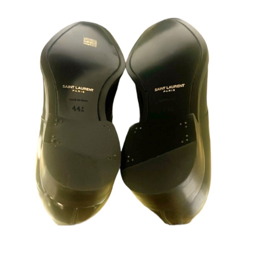 New authentic Saint Laurent luxury designer patent leather dress shoes 11.5 - Picture 14 of 17